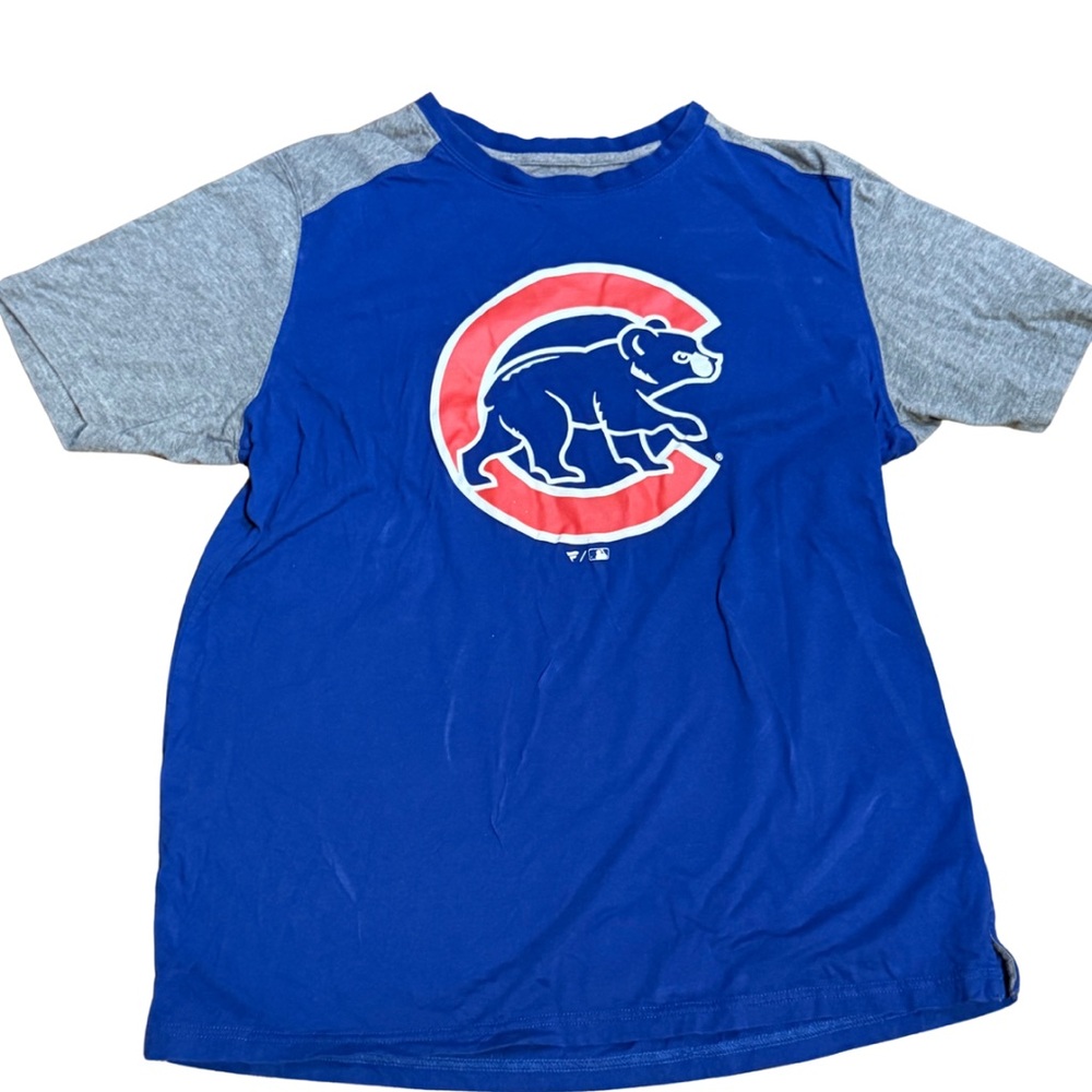 Chicago Cubs Graphic Tee Mens Large MLB Fanwear Casual Street Style